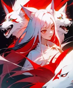 Kitsune Diamond Painting