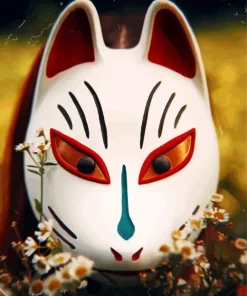Kitsune Mask Diamond Painting