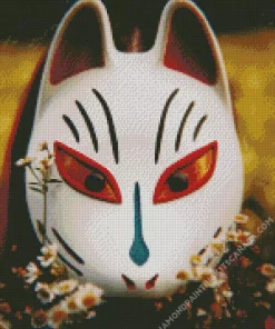 Kitsune Mask Diamond Painting