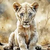 Lion Cub Diamond Painting