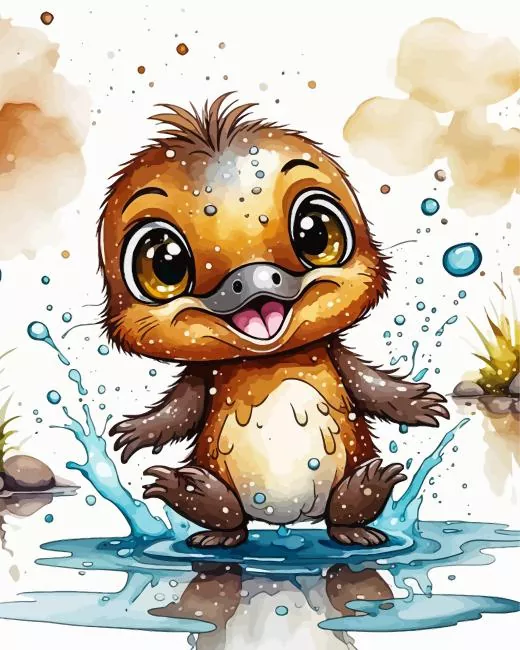little platypus Diamond Dotz Little Platypus Diamond Painting
