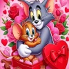 Lovely Tom and Jerry Diamond Painting