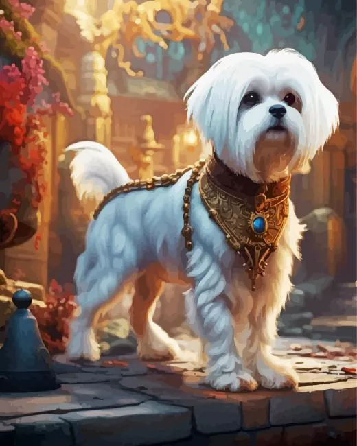 maltese art Diamond Dotz Maltese Art Diamond Painting