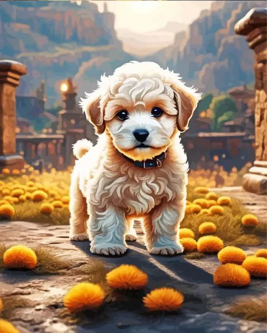 maltipoo Diamond Paints Maltipoo Diamond Painting