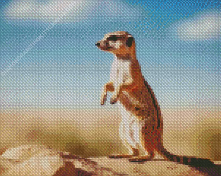 meerkat animal Diamond Paintings Meerkat Animal Diamond Painting