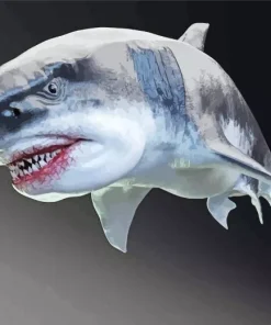 Megalodon Shark Diamond Painting