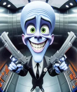 Megamind Art Diamond Painting