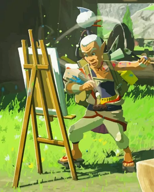 pinkago botw painter Diamond Dotz Pinkago BOTW Painter Diamond Painting