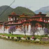 Punakha Dzong Diamond Painting