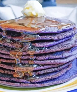 Purple Pancakes Diamond Painting
