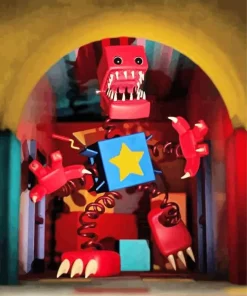 Red Boxy Boo Diamond Painting