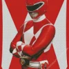 Red Power Ranger Diamond Painting