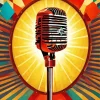 Retro Microphone Diamond Painting