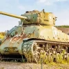 Sherman Tank Diamond Painting