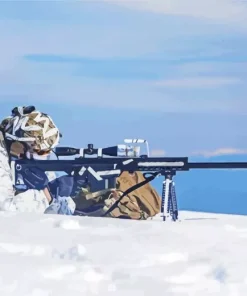 Sniper Soldier Diamond Painting
