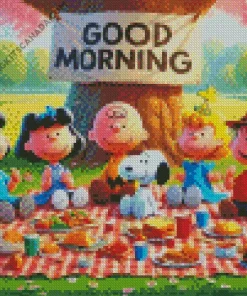 Snoopy And Friends Diamond Painting
