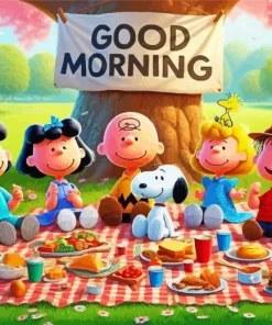 Snoopy And Friends Diamond Painting