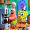 Spongebob And Patrick Making Coffee Diamond Painting