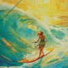 Surfer Girl Diamond Painting