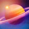 The Planet Saturn Diamond Painting
