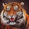 Tiger Roaring Diamond Painting