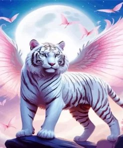 Tiger With Wings Diamond Painting