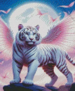 Tiger With Wings Diamond Painting