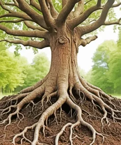 Tree Roots Diamond Painting