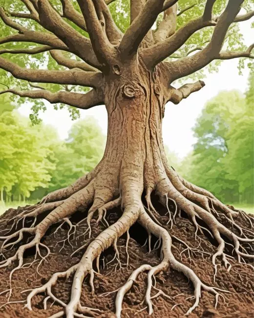 tree roots Diamond Dotz Tree Roots Diamond Painting