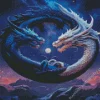 Yin Yang Dragon Diamond Painting