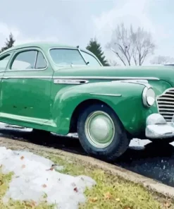 1941 Green Buick Diamond Painting