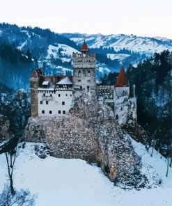 Bran Castle Romania Diamond Painting