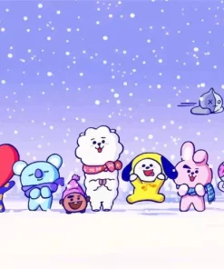 BTS Bt21 Diamond Painting