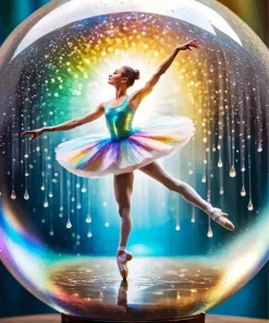 Bubble Ballerina Diamond Painting