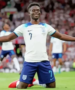 Bukayo Saka England National Team Diamond Painting