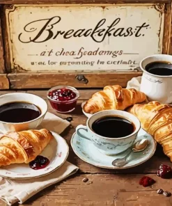 French Breakfast Diamond Painting
