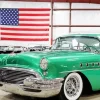 Green 1955 Buick Skylark Diamond Painting