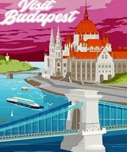 Hungary Budapest Poster Diamond Painting