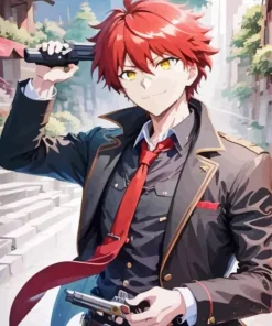 Karma Akabane Character Diamond Painting