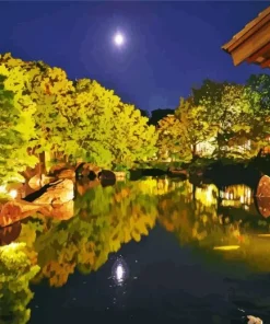 Kokoen Garden In Japan Diamond Painting