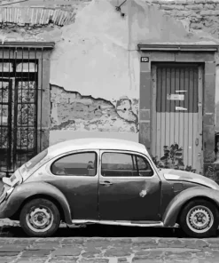 Old Bug Car Diamond Painting