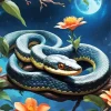 Snake On Branch Diamond Painting