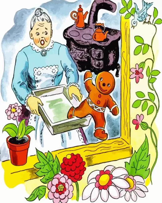 The Gingerbread Boy Diamond Dotz The Gingerbread Boy Diamond Painting