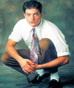 Young Brendan Fraser Diamond Painting
