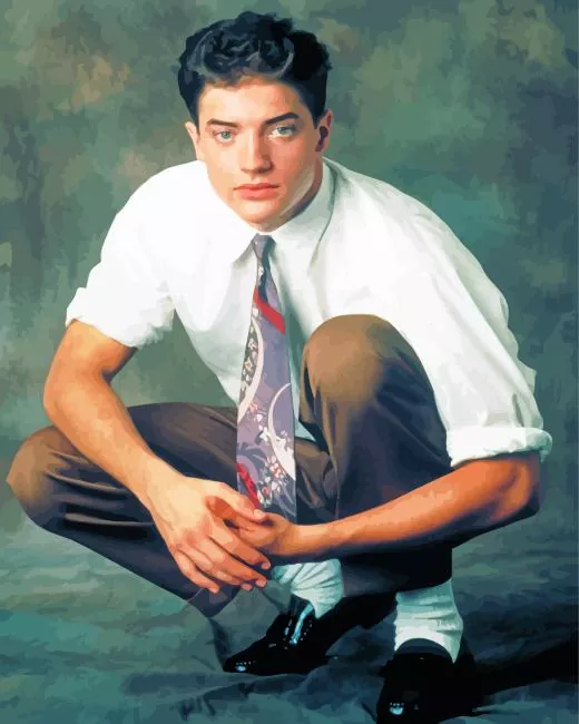 Young brendan fraser Diamond Dotz Young Brendan Fraser Diamond Painting