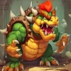 Bowser Mario Diamond Painting