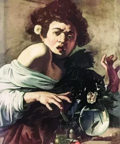 Boy Bitten By A Lizard Diamond Painting