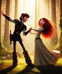 Brave Merida Boyfriend Diamond Painting