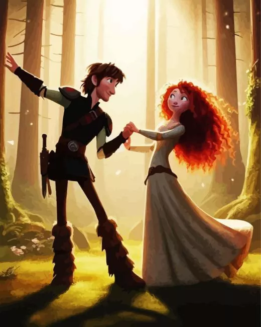 brave merida boyfriend Diamond Dotz Brave Merida Boyfriend Diamond Painting