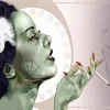Bride Of Frankenstein Smoking Diamond Painting